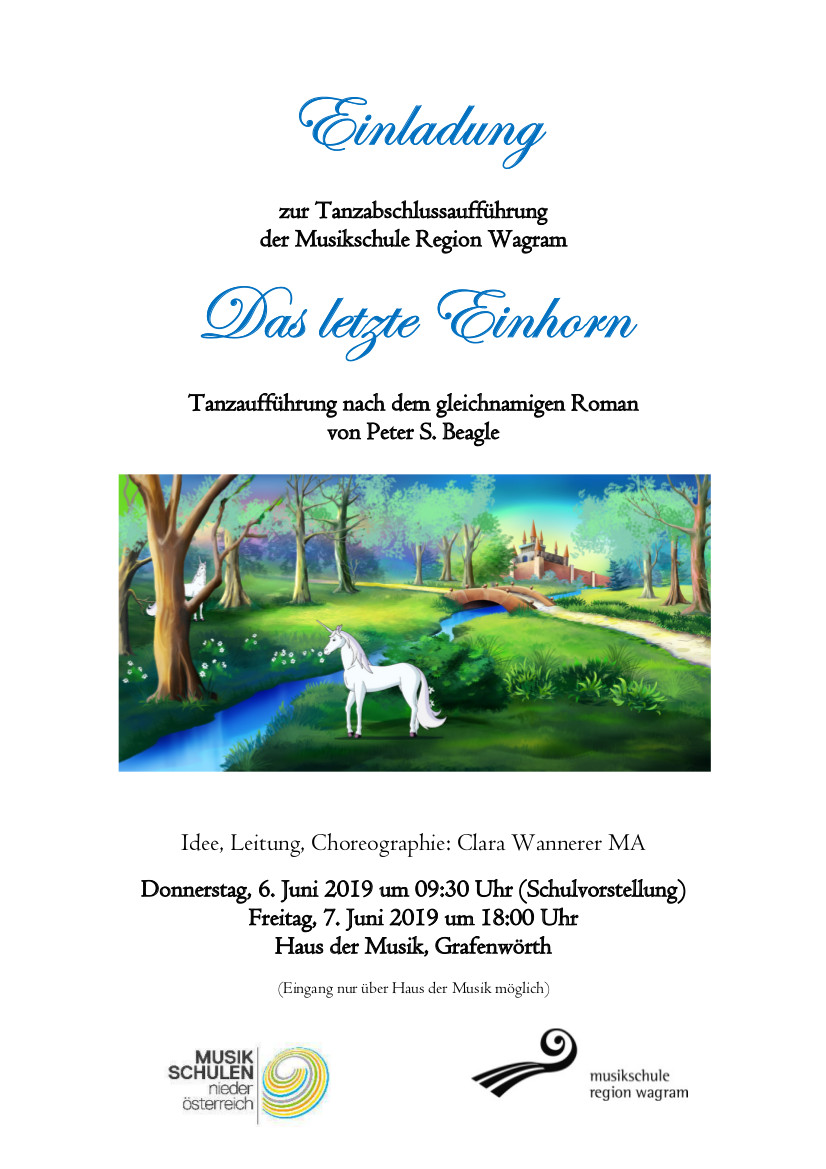 Das letzte Einhorn Einladung